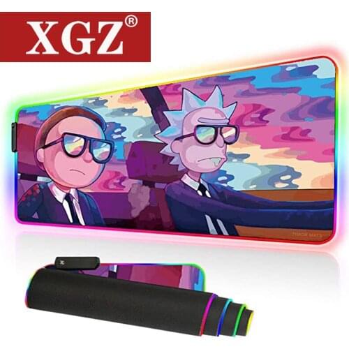 Bimormat RGB Large Gaming Mouse Pad, Sturdy and Durable, with Non-slip Rubber Base Stitching, Waterproof Smooth Surface