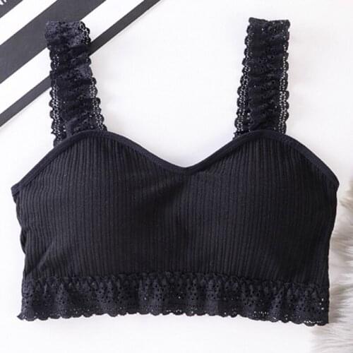Women Sexy Crop Tops Bra Tube Top Female Sleeveless Seamless Bra Crop Camis Top Tee Bandeau Top Basic Tank 2021 new