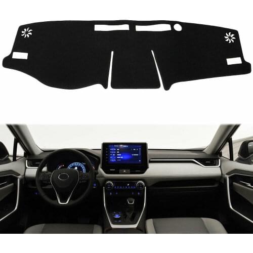 Car Dashboard Cover Pad Mat Dash Dashmat Anti-UV Sun Shade Instrument Protect Carpet Accessories For TOYOTA RAV4 XA50 2019 2020