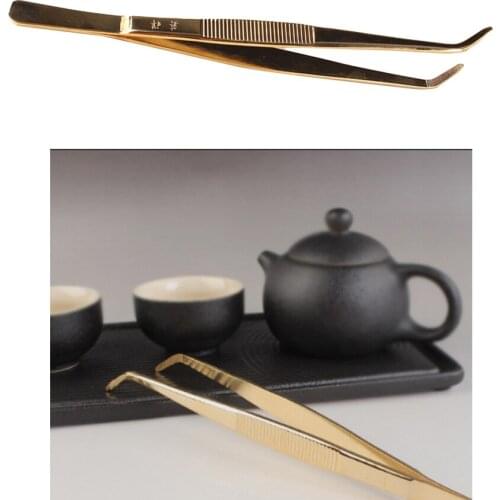 Pure Copper Tea Tweezer/Clip/Needles & Cutters Gongfu Tea Utensil Set Accessories Ceremony 8.85 inch