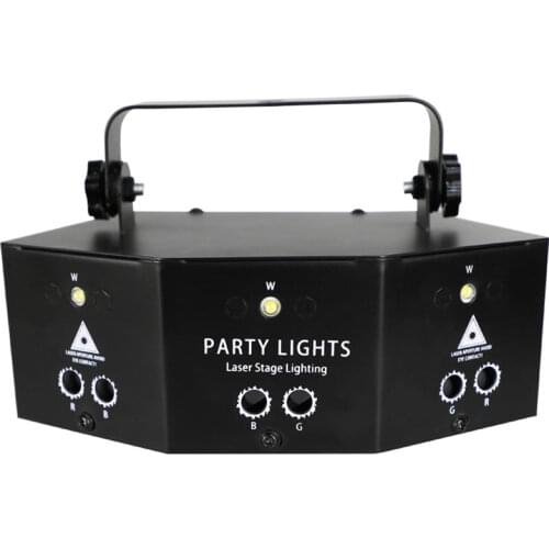 Disco Lights RGB LED Stage Beam Lights Sound Activated DJ Strobe Light Effect with Remote Controller for Wedding, Parties