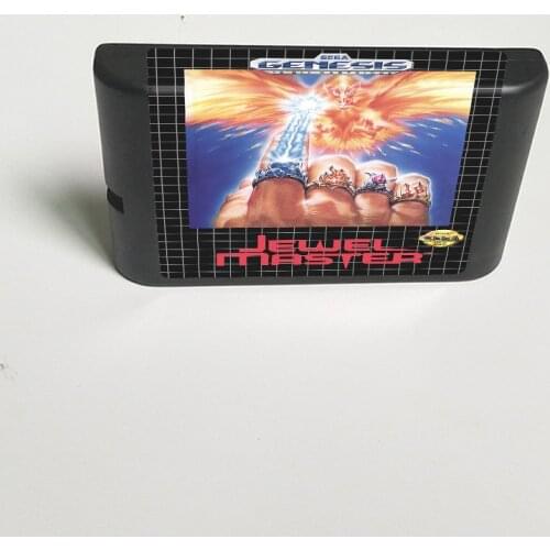 Jewel Master - 16 Bit MD Game Card for Sega Megadrive Genesis Video Game Console Cartridge