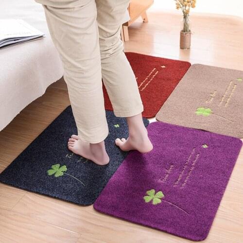 New design non slip bathroom mats bathroom anti-skidding floor rug