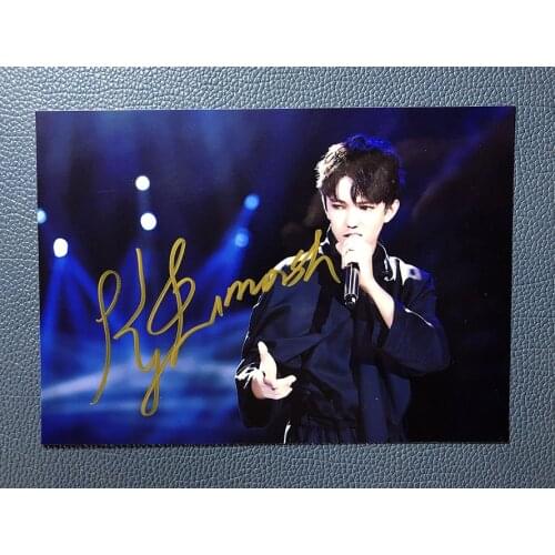 Dimash Kudaibergen autographed signed photo 5*7 inches authentic freeshipping 1120109