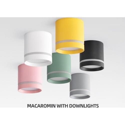 Nordic Colorful LED ceiling lights for room 7W 12W 15W Bedroom Ceiling Led Ceiling Lamps Room Lights Lighting Fixture