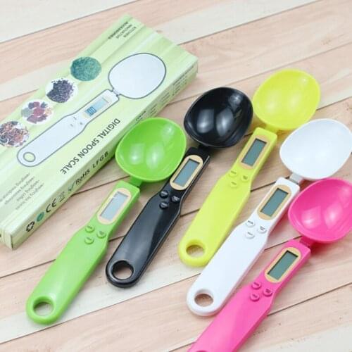 500g/0.1g Mini Electronic Scale Precise Digital Measuring Spoons Food Scale Detachable scoop for cleaning