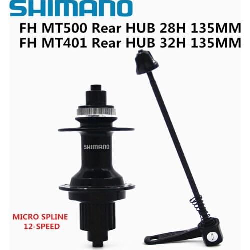 SHIMANO DEORE MT500 MT401 FH HUB Shimano 12s Hub 32H 28H Center Lock 135mm Hub MTB Bike 12 speed CS M6100 M7100 M8100 Hub