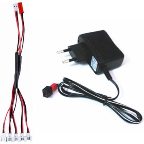 Syma X5C Charger+5 in 1 Balance Charging Cable Syma X5C X4 H107 Battery for SYMA 2.4G X5C 6 Axis Gyro RC Quadcopter helicopter