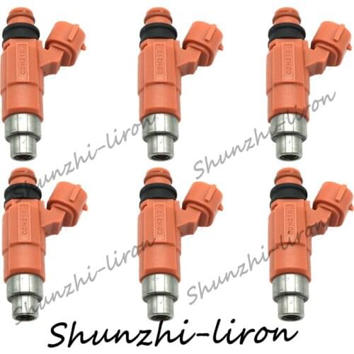 6pcs Fuel Injectors for Chevrolet Suzuki Dodge Chrysler Yamaha outboard Mitsubishi CDH210 0280155723 INP771 MD319791