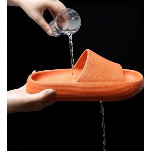 Universal Quick-drying Thickened Non-slip Sandals Thick Sole House Slippers Bathroom Footwear Summer Beach Sandal Slipper