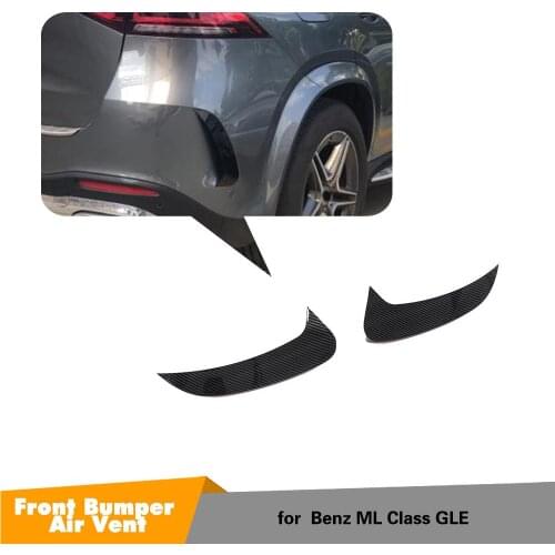2Pcs Car Rear Bumper Air Vent Cover Splitter for Mercede Benz GLE Class W167 GLE350 GLE450 2020 2021