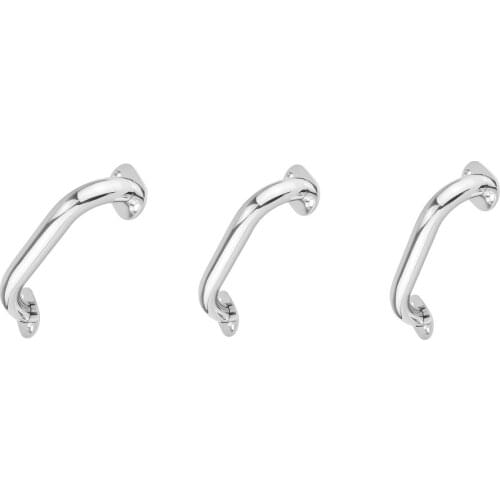 3pcs Boat Handrail Grab Handle - 12inch/300mm - Transom Door Cabinet Hatch - Marine 316 Stainless Steel