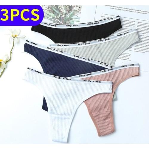 3pcs Women thong panties female underwear sexy tanga Lingerie stringi bragas sexy lingerier calcinha seamless breeches briefs
