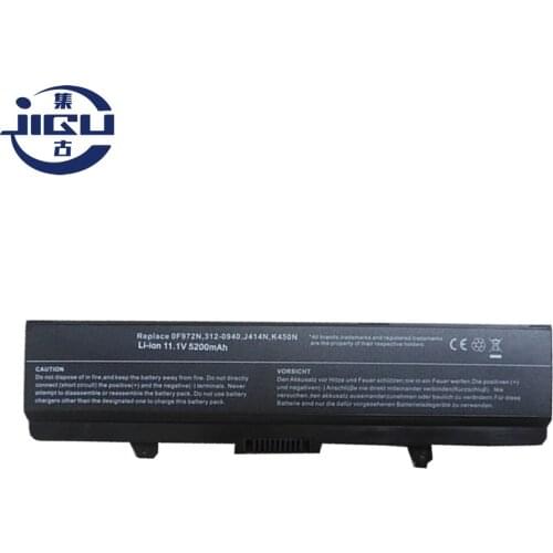 JIGU 4400MAH Laptop Battery For Dell Inspiron 1750 0F972N J414N K450N 312-0940 11.1V 6Cells