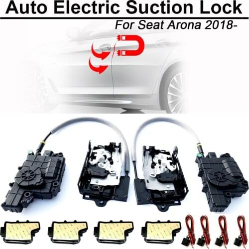 CARBAR Smart Auto Car Electric Suction Door Lock for Seat Arona Automatic Soft Close Super Silence Self-priming Door