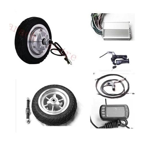 8" 350W 24V disc brake electric wheel hub motor ,electric scooter hub motor ,electric scooter kit