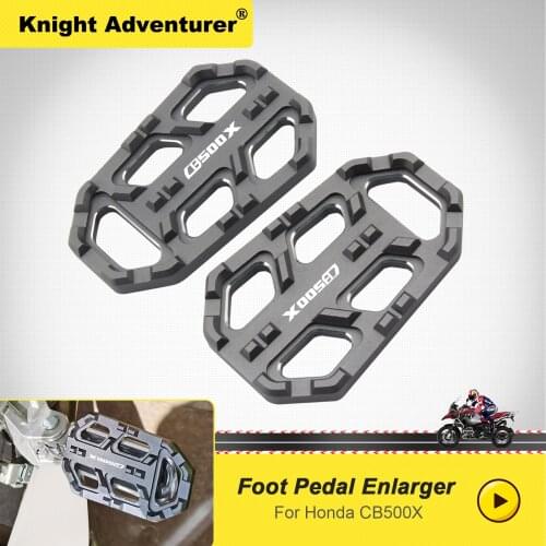 For Honda CB500X cb500 x CB500 X 2015-2019 Aluminum CNC Motorcycle Billet Foot Wide Pegs Pedals Rest footrests