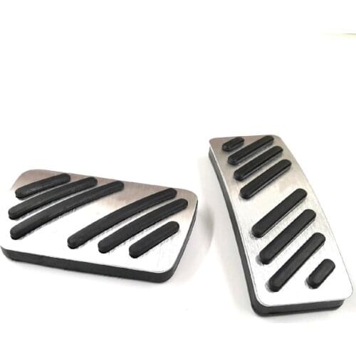 For MG ZS 2017 2018 2019 Car Accelerator Gas Pedal Brake Pedal Foot Pedal Cover AT Internal decoration Modification Accessories