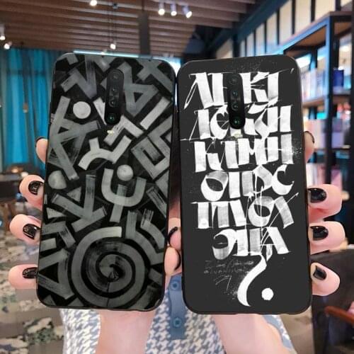 CUTEWANAN Russian Cyrillic calligraphy Custom Photo Soft Phone Case for Redmi Note 8 8A 8T 7 6 6A 5 5A 4 4X 4A Go Pro