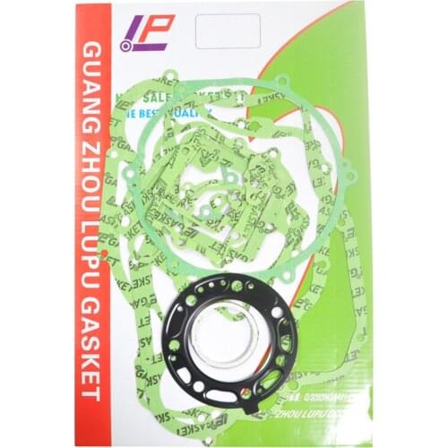 LOPOR For Kawasaki KX250 1997-2003 Engine Gasket Kit Cylinder Bottom Crankcase Stator Clutch Cover Gaskets Set