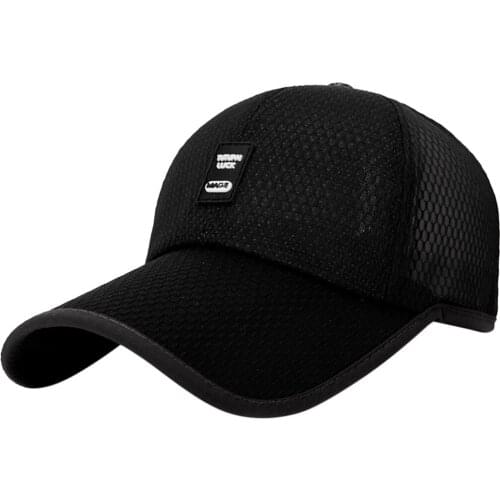 Womens Men Unisex Baseball Peaked Hats Adjustable Summer Uv Protection Beach Cap Summer Breathable Mesh Sun Hats#P2