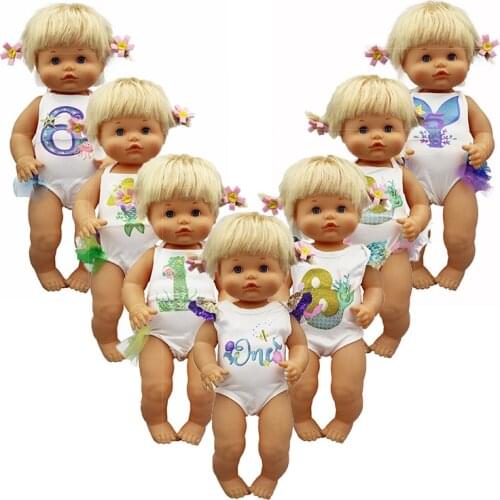 New Digital swimsuit doll Clothes Fit 35cm-42cm Nenuco Doll Nenuco su Hermanita Doll Accessories