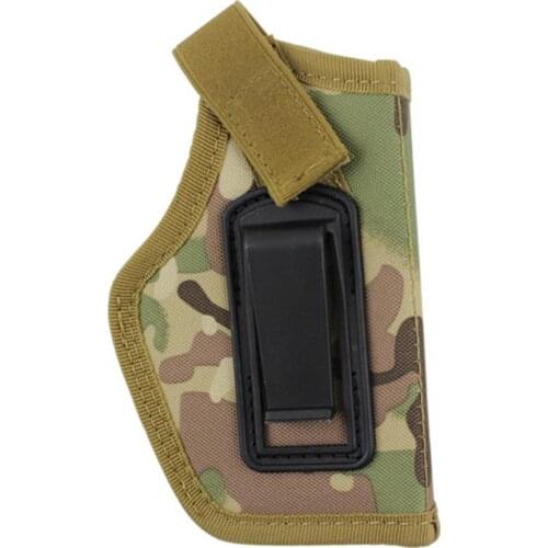 Hunting Concealed Holster Portable Oxford Cloth Universal Belt IWB Invisible Metal Clip Holster for Outdoor Camping Bag