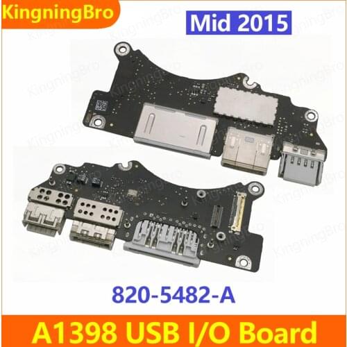 Original I/O Board For Macbook Pro Retina 15" A1398 2015 USB SD SDXC Card Reader 820-5482-A