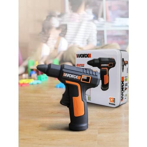Rechargeable hot melt glue gun, household radio hot melt stick, can be used to bond wood, plastic, fiber, fabric, metal, etc