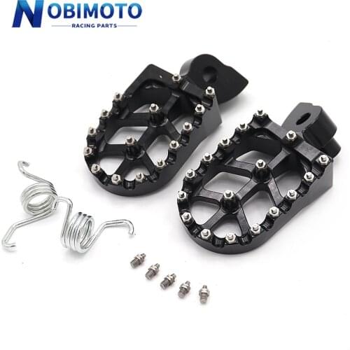 Motorcycle CNC Foot Pegs Rests Footrest Footpeg Pedals For YAMAHA YZ 85 125 250 YZ250F 426F 450F WR250F 400F 426F 450F Dirt Bike