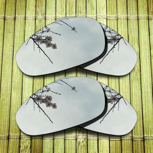 Polarized Replacement Lense For-Oakley Juliet Sunglasses Frame True Color Mirrored Coating - 2 x Chrome Combine Options
