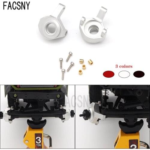 Metal Front Steering Cup Steering Knuckle for Axial SCX24 90081 1/24 RC Crawler Car Upgrade Parts Accessories