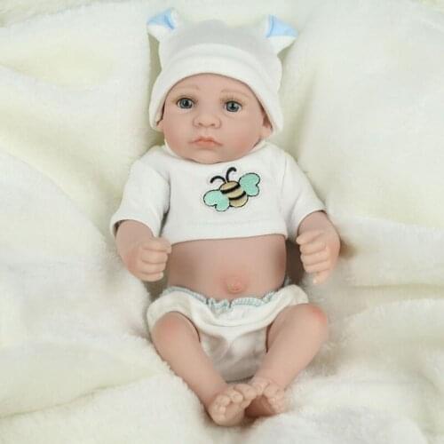 Woldol Handmade Real Looking Lifelike Newborn Baby Vinyl Silicone Realistic Alive Reborn Doll
