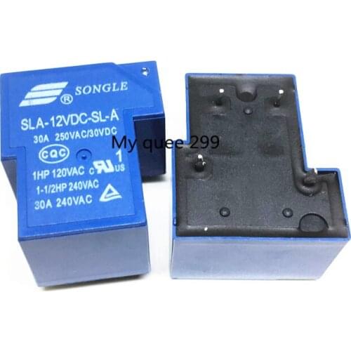 Free shipping 20PCS/lot Power relays SLA-12VDC-SL-A 12V 30A 5PIN T90