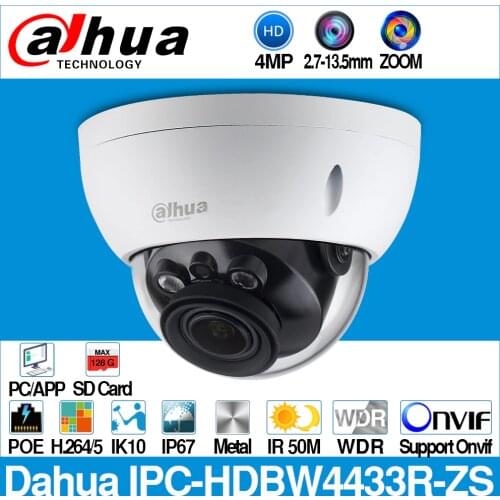 Dahua IPC-HDBW4433R-ZS 4MP IP Camera CCTV With 50M IR Range Vari-Focus Lens Network Camera Replace IPC-HDBW4431R-ZS