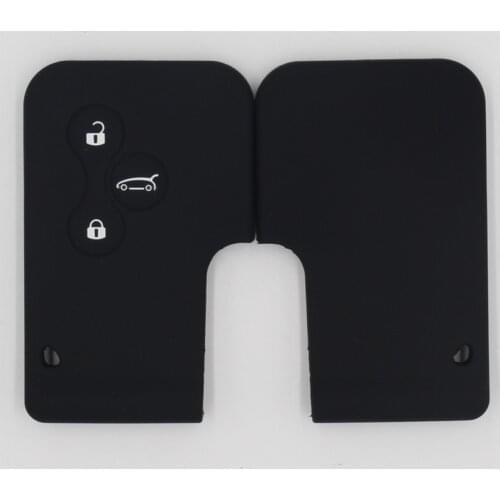 Silicon Protect Case For Renault 3 Button Remote Key Koleos Clio Megane 1 2 Duster Scenic Laguna Smart Card Car Remote