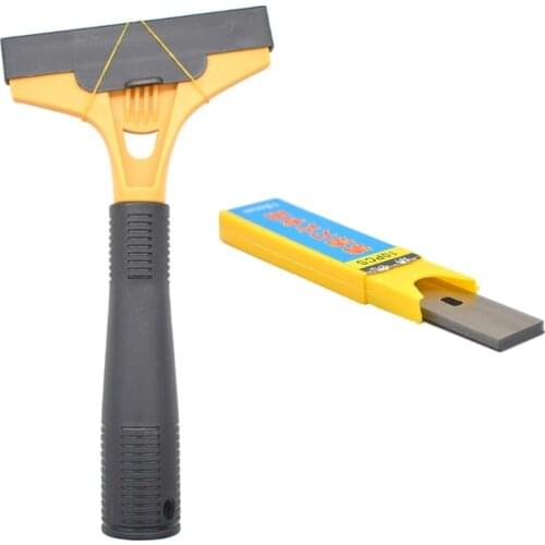 Tiles Floor Scraper Scraper Tool with 5pcs Extra Metal Blades Multi Purpose Heavy Duty Scraper for Window Glass Floor
