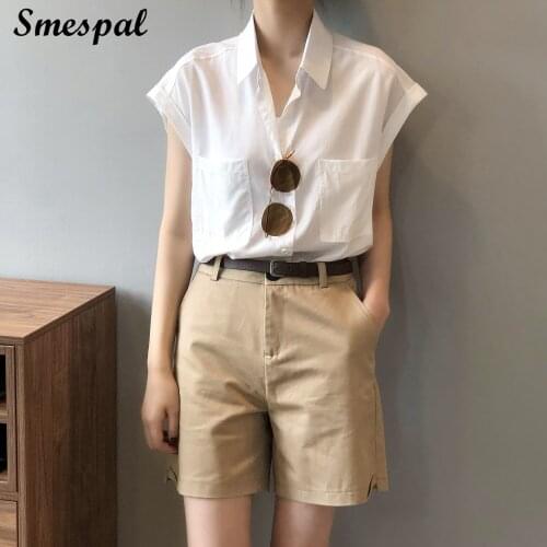 SMESPAL Sleeveless Blouses