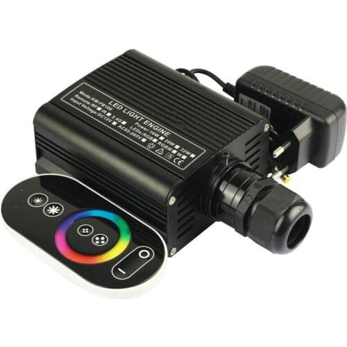 16W Led Fiber Optic Engine Driver RF Remote Touch Controlled RGBW Ceiling star DIY Light Device Multicolor