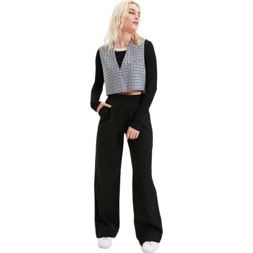 TRENDYOLMİLLA Women's Straight Trousers