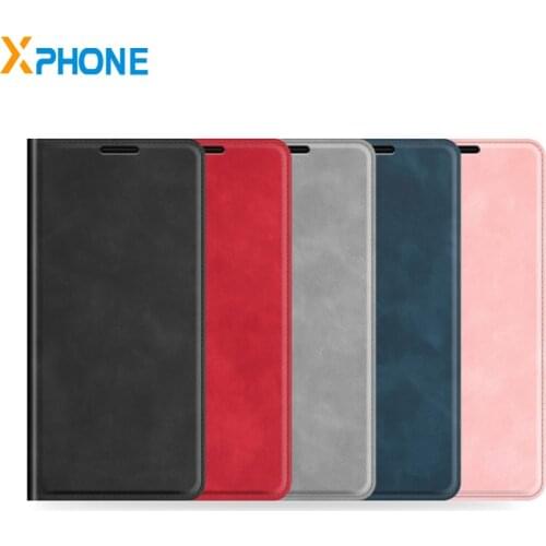 Phone Protective Case for OPPO Reno6 Pro 5G Retro-skin Business Magnetic Suction Leather Case