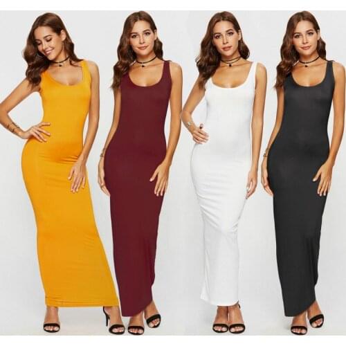 Zomight Solid Summer Dresses
