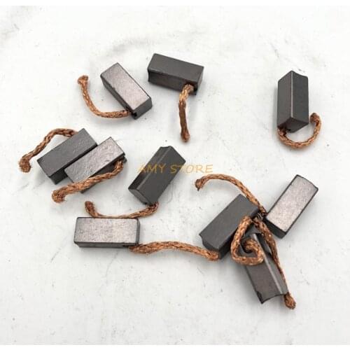 10Pcs Carbon Brush For Vehicle Automobile Car Truck Heater Blower Fan Air-Blower Car Motor Carbon Brushes 8x9x20mm