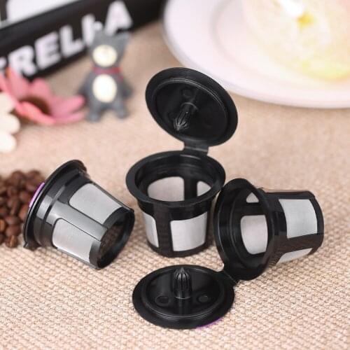 3pcs/set Reusable K-cup Coffee Capsule for Keurig 2.0 & 1.0 Brewers Refillable Coffee Filters