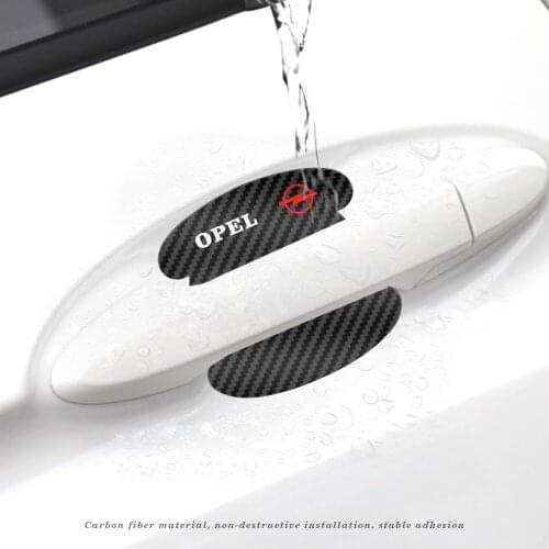 4Pcs TPU Car Door Wrist Transparent Handle Sticker Protector Film For Opel Astra H G J Insignia Mokka Zafira Corsa Vectra C D