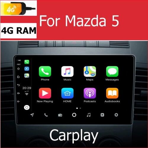 6G RAM/Eight Core/Android 10.0 Car Multimedia Player DVD Gps For Mazda 5 2005-2010 Mazda5 With IPS Radio Bluetooth USB3.0 Map