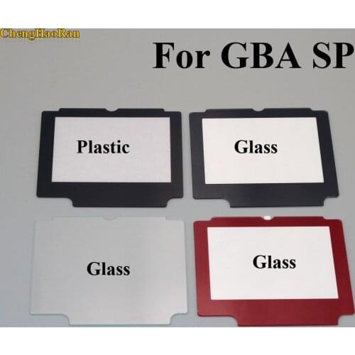 ChengHaoRan 100PCS for GameBoy Advance SP Glass Protection Panel Replacement Screen Lens Protector For GBA SP Glass