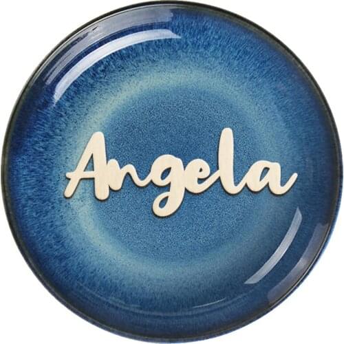 10pcs Wood Place Names Wedding Favors Rustic Wedding Place Names Personalized Plate Setting Signs Gift Wrapping Tags Table Decor