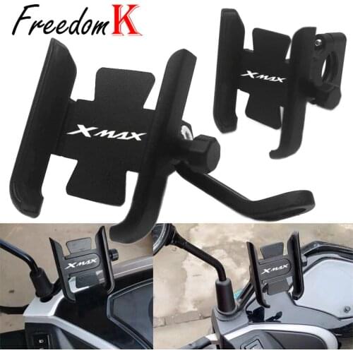 For YAMAHA XMAX300 XMAX400 XMAX X-MAX 125 250 300 400 Motorcycle Accessories handlebar Mobile Phone Holder GPS stand bracket