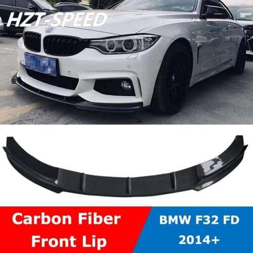 F32 FD Style Car Body Kit Carbon Fiber Front Lip Shovel Bumper For BMW 4 Series F32 F36 Car Modification 2014 Up